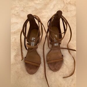 Jimmy Choo suede Flynn heels